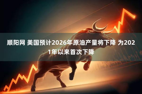 顺阳网 美国预计2026年原油产量将下降 为2021年以来首次下降